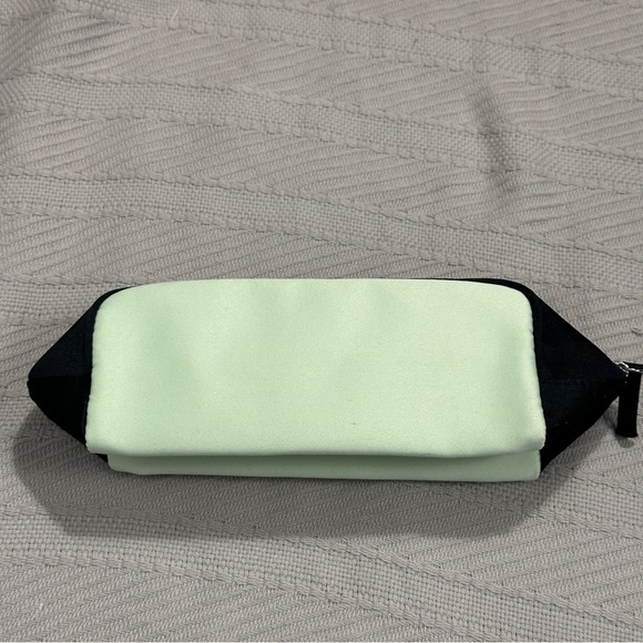 Prada Beauty pouch, mint green/black, rectangle, collapsible, purse - Picture 5 of 10